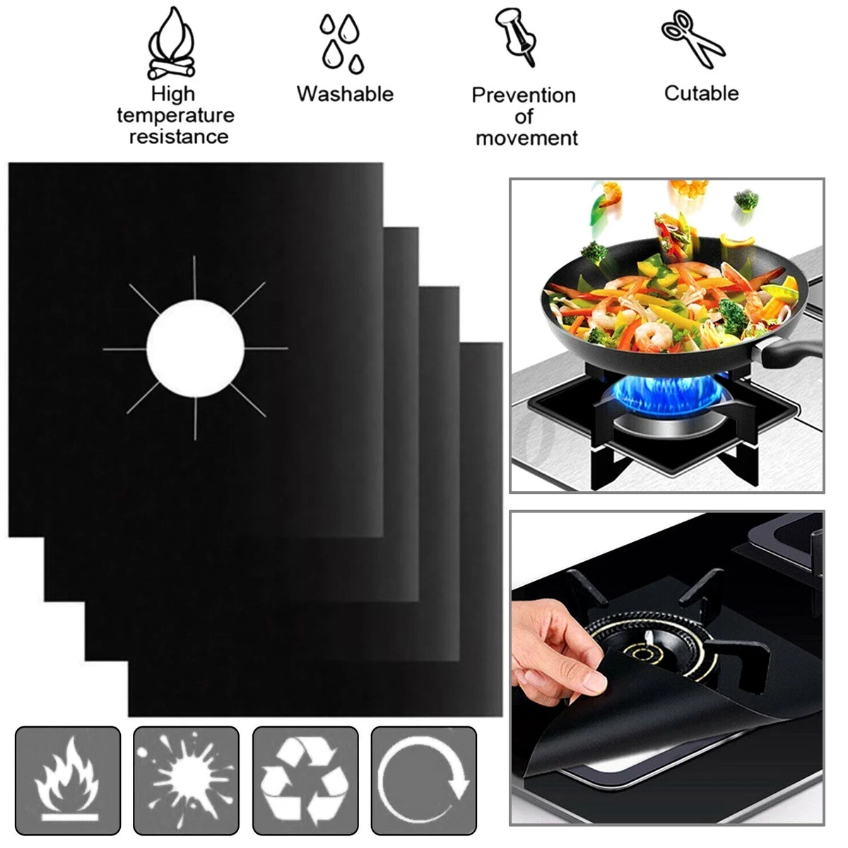 Gas Stove Burner Covers for sale - eBay