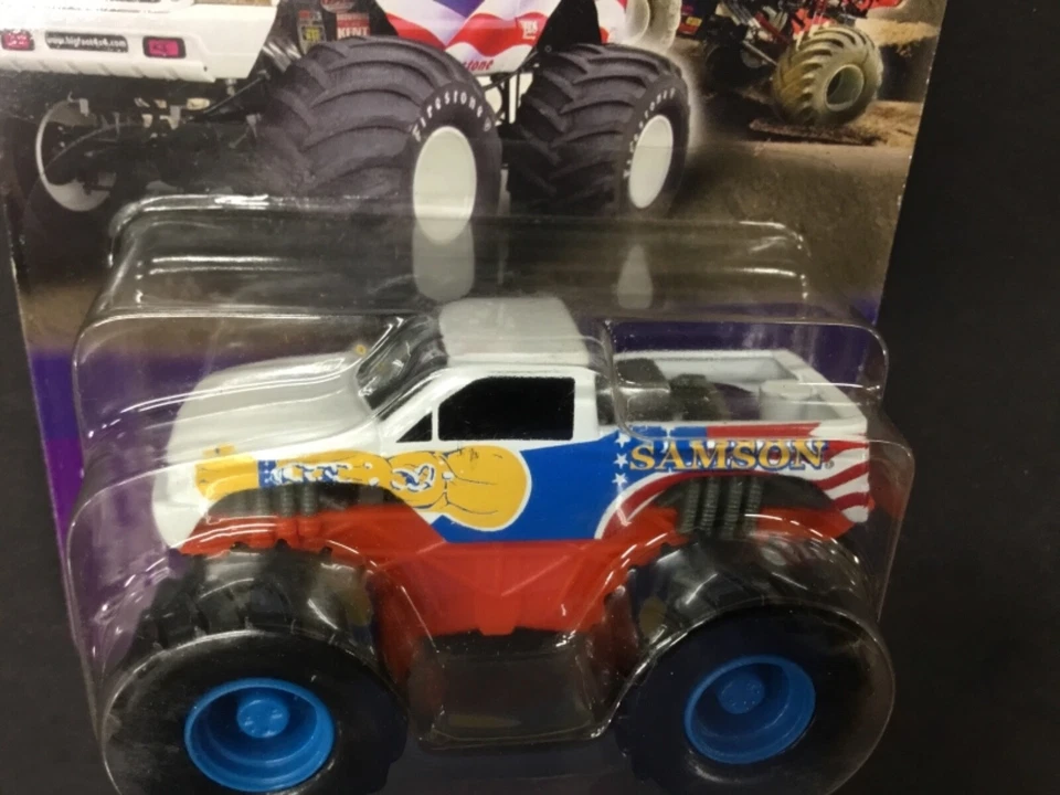 MUSCLE MACHINES MONSTER TRUCK 1/72 SCALE DIE CAST FORD Samson  - Image 3 of 4
