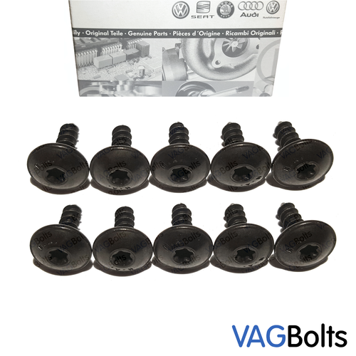 Genuine VW Audi 10 Wheel Arch Undertray Interior Exterior M5x16 Screws