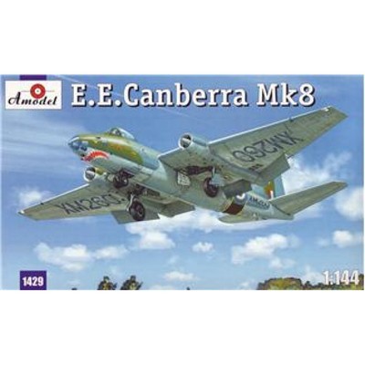 Amodel 1429 E.E.Canberra MK.8 Airplane model kit, 1/144 scale plastic