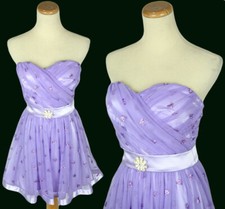 NWT Windsor $100 Lilac Short Dress Formal Prom Evening Gown Strapless Size 9 NWT