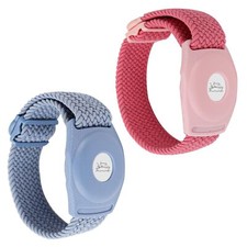 2pcs Holder for Princess Cruise Medallion, Blue  Pink Adjustable Bracelet for P