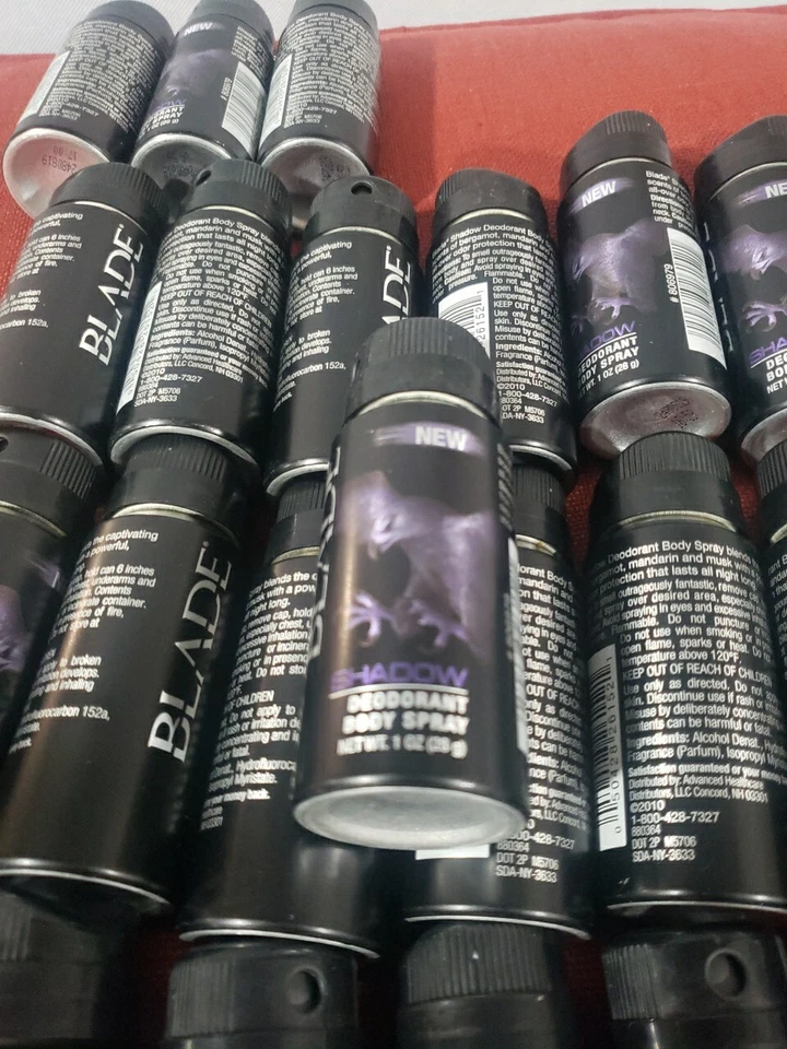 BLADE SHADOW DESODORANTE CORPORAL SPRAY 1 OZ - LOTE DE 27 - Imagem 3 de 3