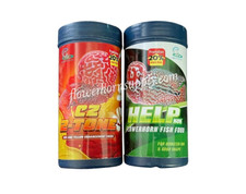 FLOWERHORN FISH FOODS - Cz 2-TONE HELP KOK COMBO 200G - FREE SHIPPING