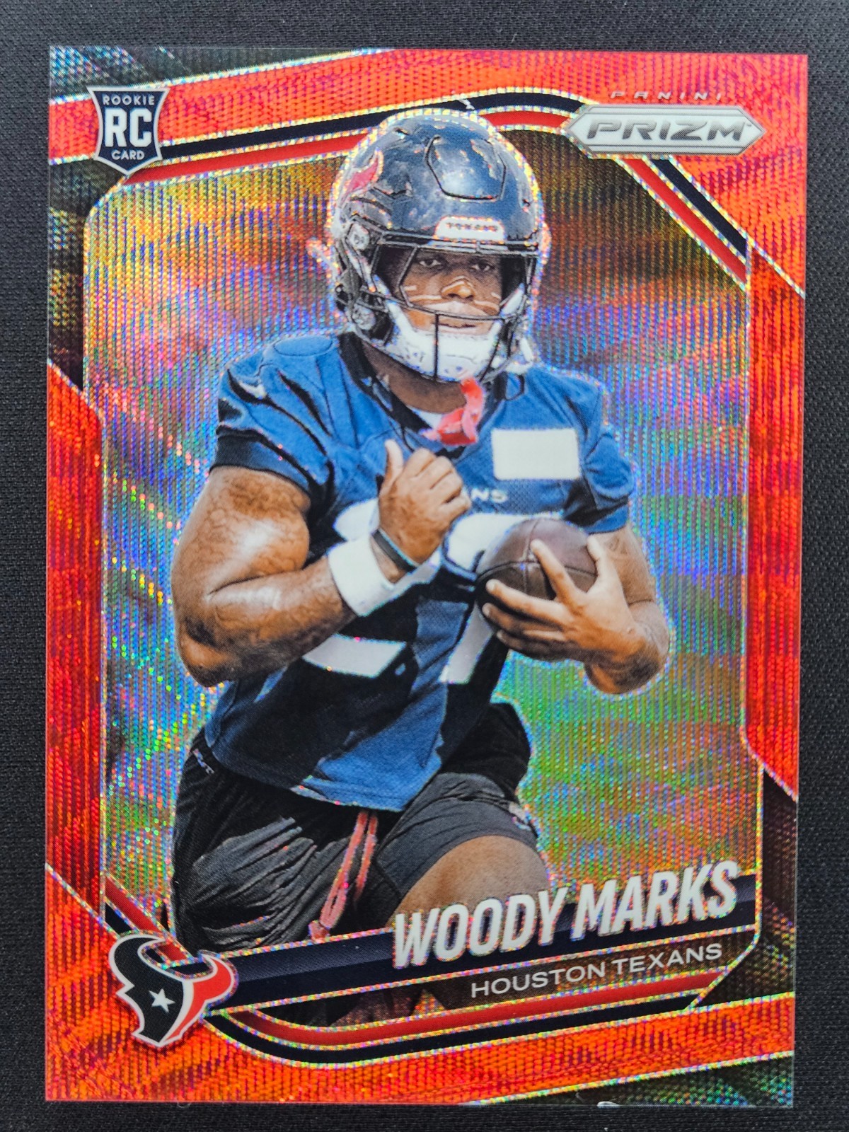 2025 Panini Prizm - Woody Marks #395 Red Wave /149 Houston Texans + FREE