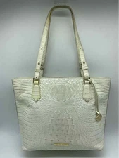 Pre-Owned Brahmin Ivory Tote Tote Bag