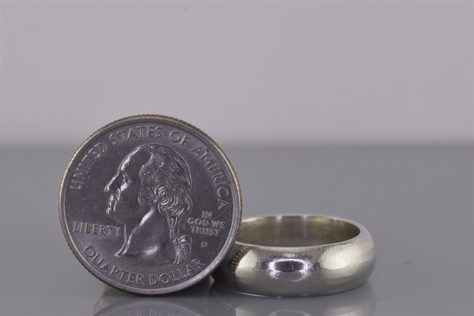 Sterling Silver 7mm Round Solid Classic Band Ring… - image 8