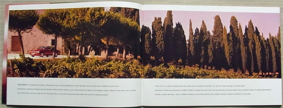 Folleto de ventas de autos Bentley Arnage LF 1999 Foto 2 de 4