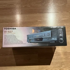 Toshiba W-627 VCR Video Cassette Recorder VHS Player 4 Head HiFi New In Box
