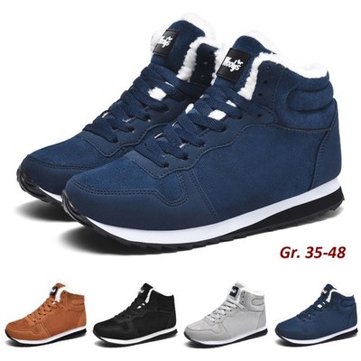 Herren Winterschuhe Warm Gefüttert Schneestiefel Winter Damen Boot Winterstiefel