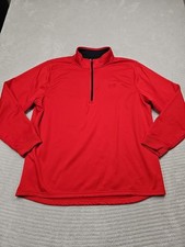 Under Armour Sweatshirt Mens 2X Red Quarter Zip Pullover