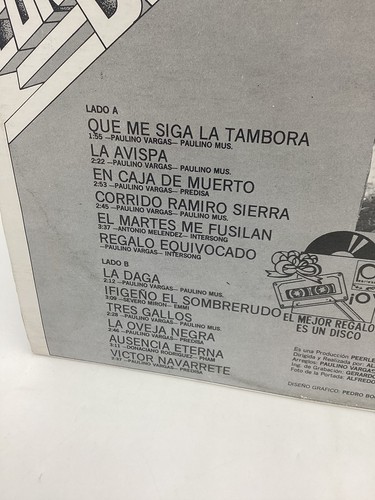 LOS BRONCOS DE REYNOSA con banda (89’ ECO VINYL LP MEXICO) VG++ (scarce!) - Picture 4 of 11