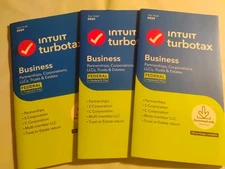 Lot off 3 Turbotax  2024 Intuit Business Part, Corp,LLC'S,& Estates 2024 / 3 x
