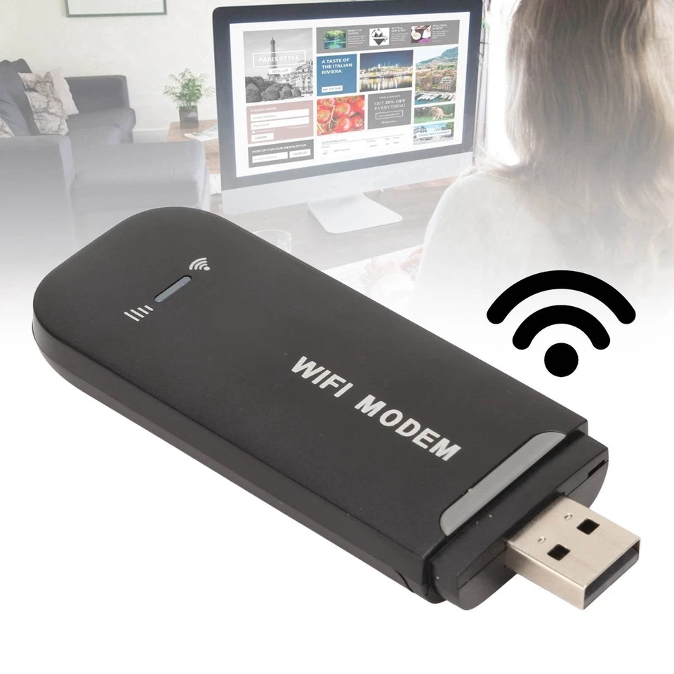 Mobiler WLAN-Hotspot Tragbarer USB-4G-LTE-WLAN-Router Mit - Bild 2 von 4