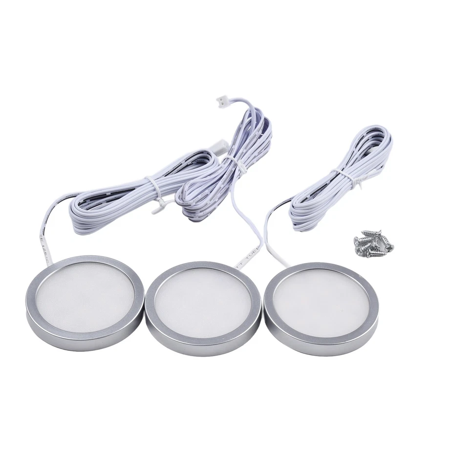 High Lumens LED Closet Light Set Available in Pack of 3 or 6 Puck Lamps - Image 3 of 4