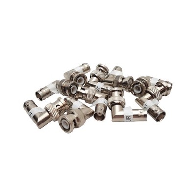 Lot of 10 Pomona 3534 Elbow BNC Adapter Male to Female, 50 Ohms, Bayonet Lock