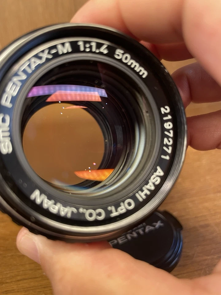 *Casi Como Nuevo ++* Lente Prime Estándar Pentax SMC Pentax M 50 mm F/1,4 de Japón Foto 2 de 4