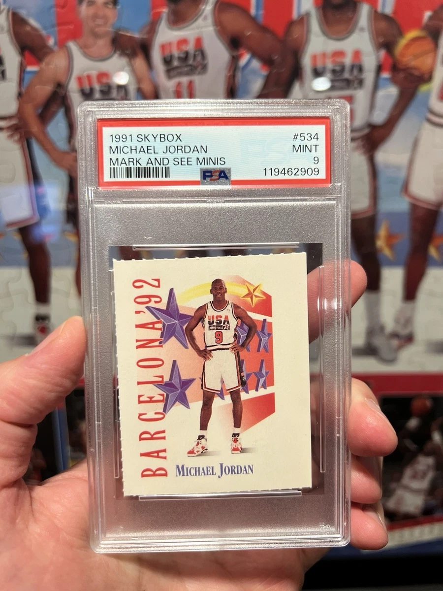 最安値 1991 Skybox マイケル ジォーダン PSA-9 Mint! 最安値 1991 Skybox マイケル ジォーダン PSA-9 Mint! 最安値 1991