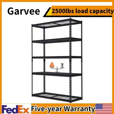  60x24 x78in 5-Tier Heavy Duty Garage Shelving Units Adjustable Storage Shelves
