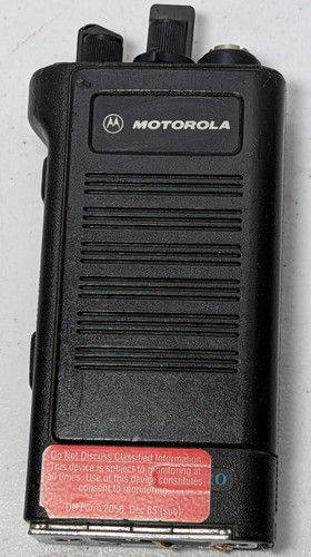 Motorola Astro Saber Model I VHF (136-179 MHz) P25 Digital 1 Meg DES-XL Encrypt
