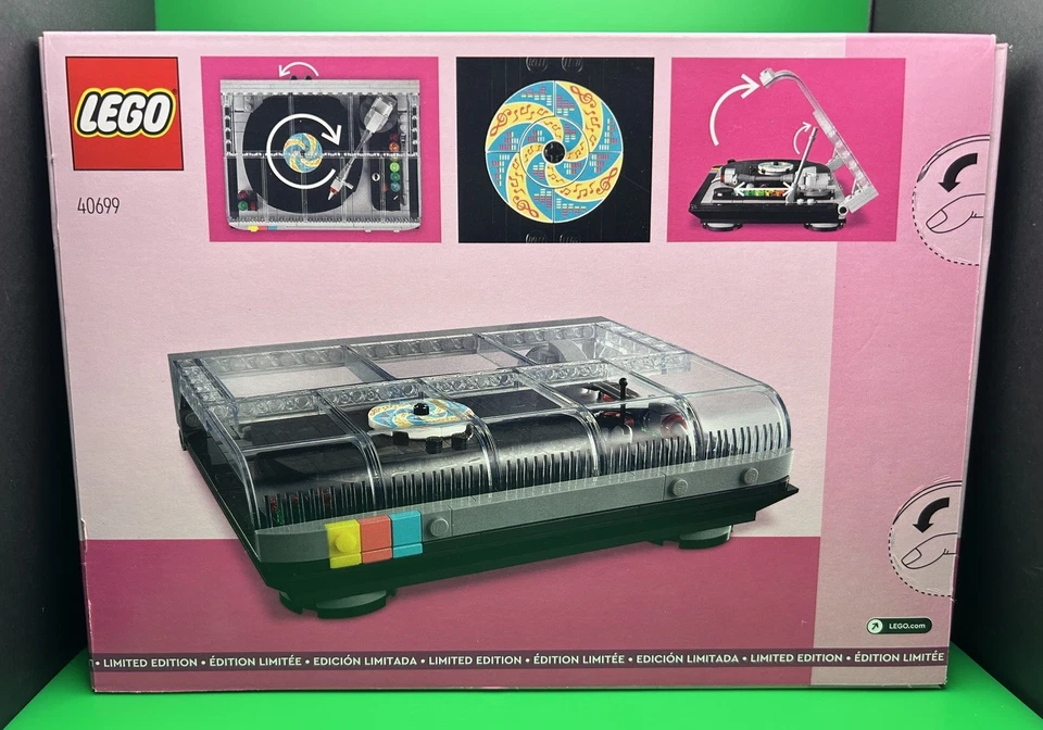 LEGO 40699 Retro Record Player Promotional Retired 2024 Gift With Purchase NIB - Image 2 of 4