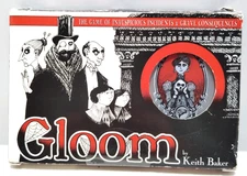 Gloom Card Game 1st Edition, 2-4 Players, Transparent Cards Verified Complete