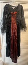 In character VAMPIRESS Gothic Dress Size M Halloween Cosplay