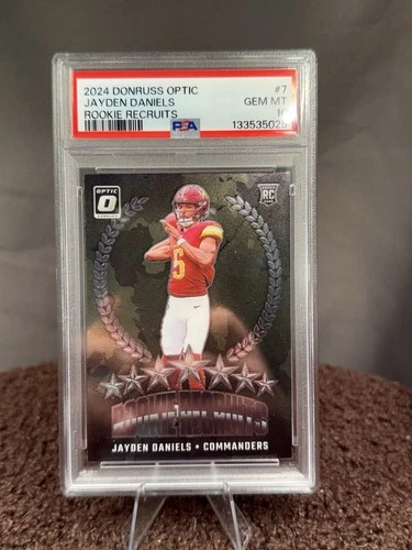 2024 Panini Donruss Optic - Rookie Recruits Jayden Daniels #7 PSA10 (RC, Gem Mt)