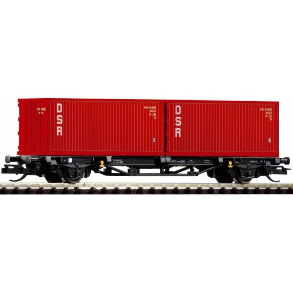 Piko 47727 Tt Containertragwagen 2X20' „Dsr“, Dr, Ep. Iv Tt + Neu-image
