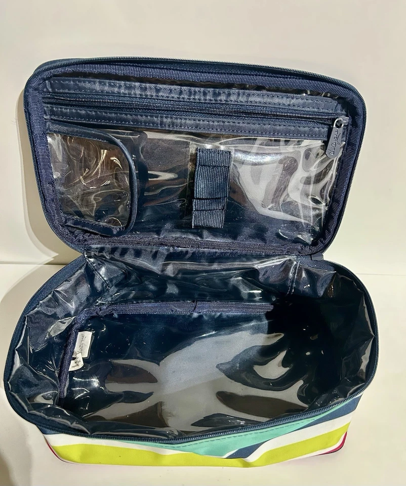 Bolso de Cosméticos Thirty-One Glamour Estuche Forrado con Cremallera en Preppy Pop Retirado Foto 4 de 4