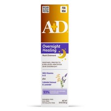 A D Overnight Healing Diaper Rash Ointment - Soothes, Protects Relieves Dia...