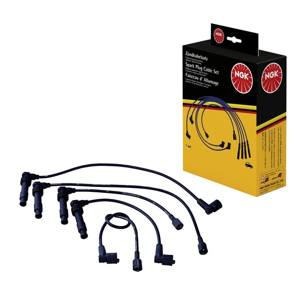 ZüNdleitungssatz 5 Kabel Schwarz NGK Aftermarket-Expertise FüR U.A. Opel Astra-image