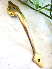 Vintage Solid Brass Gate Thumb Latch Handle Decorative Door Pull 11" Length