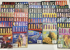 Analog Science Fiction and Fact Magazine Lot of 33 1990s Issues