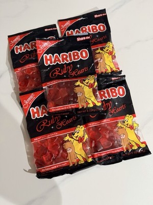 5  packs Haribo Jennie Ruby Hearts Jennie s Edition Share Size 8oz   BRAND NEW