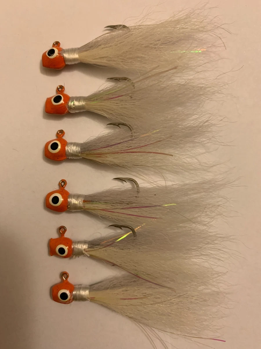 BackLash Fishing Joker: Jig Per Crappie Fatti A Mano 1/16 Oz (3 Pezzi) – Verde/Viola