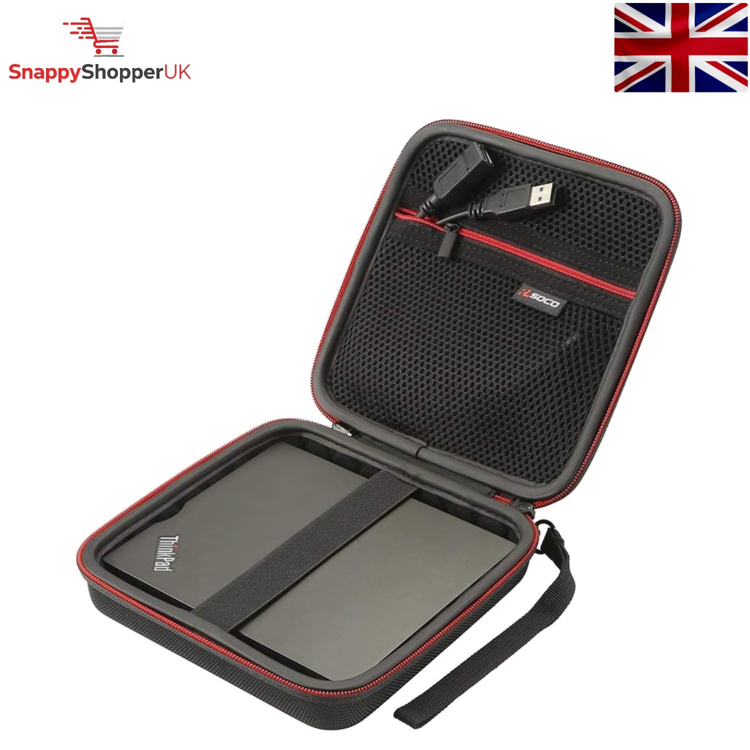 External CD DVD Burner Writer Player Carrying Case for Verbatim Blu Ray DVD