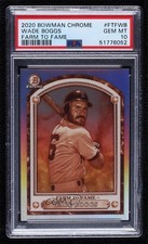 2020 Bowman Chrome Farm to Fame Wade Boggs #FTF-WB PSA 10 GEM MT HOF g6p