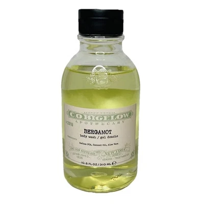 C.O. Bigelow BERGAMOT Body Wash Gel Bath Coconut Oil Aloe Vera 10oz - NEW - Image 1 of 2