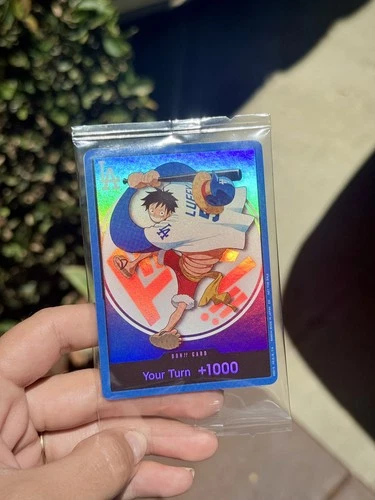 MONKEY D. LUFFY 2026 ONE PIECE x LOS ANGELES DODGERS DON PROMO CARD 07/02/2026