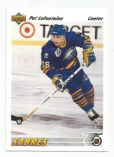 PAT LAFONTAINE 1991-92 UPPER DECK CARD MINT CONDITION