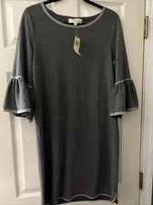 Max studio weekend dress Size M Gray NWT