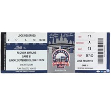 Tom Seaver Signed New York Mets 12×32 Mega Ticket MLB Canvas w/ 2 Inscriptions