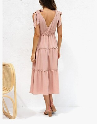 NWT Billy J Carla MIDI Dress Size 10 Pink
