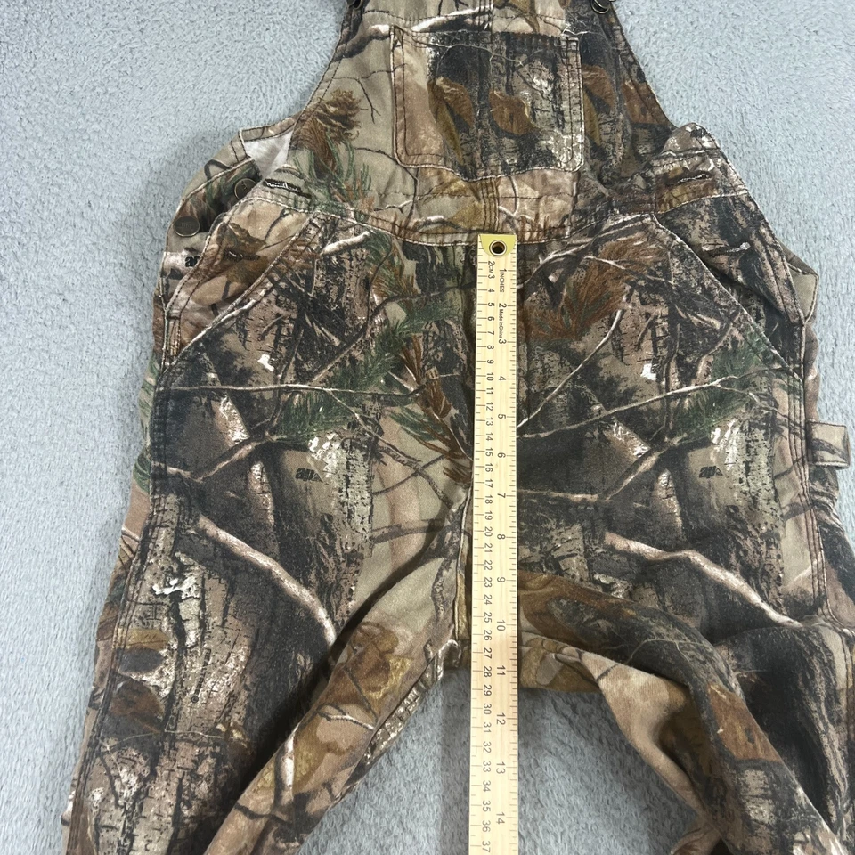 Винтажный молодежный комбинезон Realtree L камуфляжный охотничий нагрудник - Изображение 3 из 4