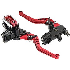 Paar 7/8" 22mm Motorrad Kupplungshebel Bremszylinder Bremshebel Hydraulikbremse