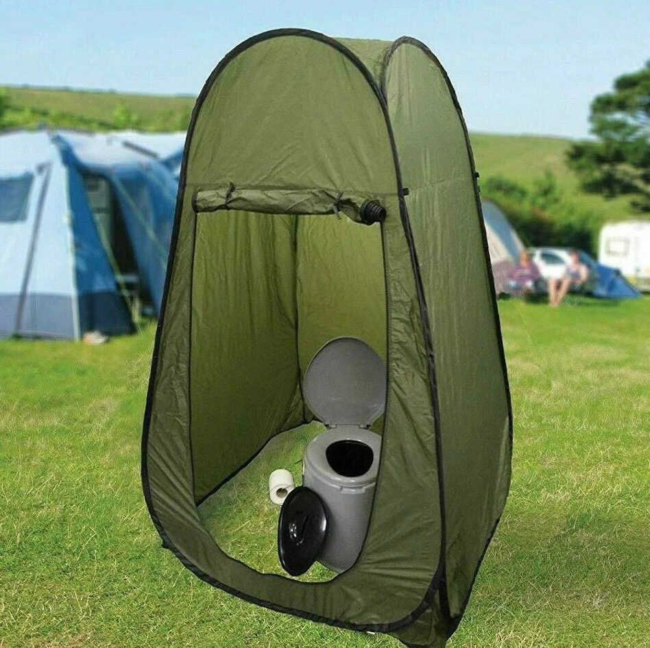 Popup top toilet tent