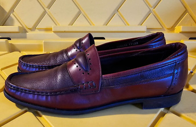 Gorgeous ET Wright Shoes Men's 11.5 AA Italian Leather Loafers AMAZING!!