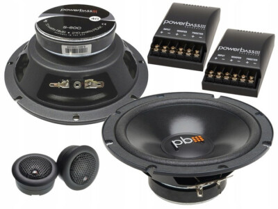 Powerbass S-60C Auto lautsprecher Compo System 16,5cm / 165mm  USA