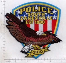 Ohio - South Zanesville OH Police Dept Patch Eagle